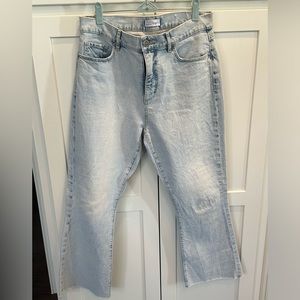 LOFT - High Waist Kick Cropped Jeans - Size 29/8